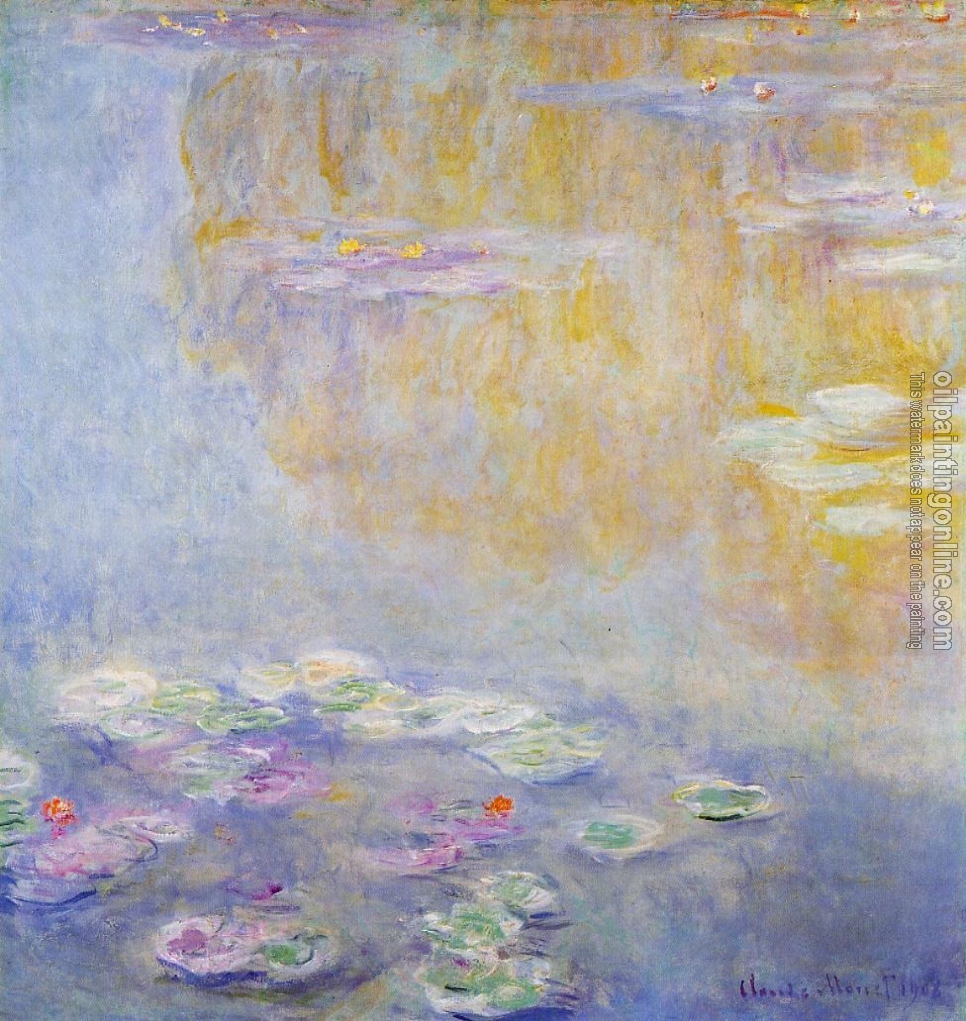 Monet, Claude Oscar - Water Lilies